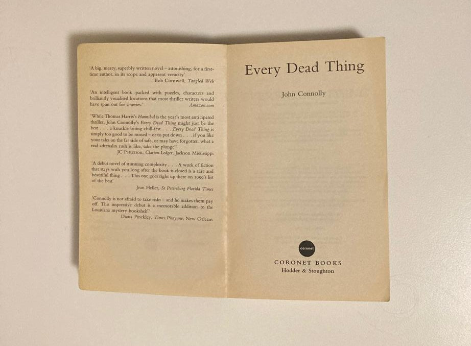 Every dead thing - John Connolly (Charlie Parker #1)
