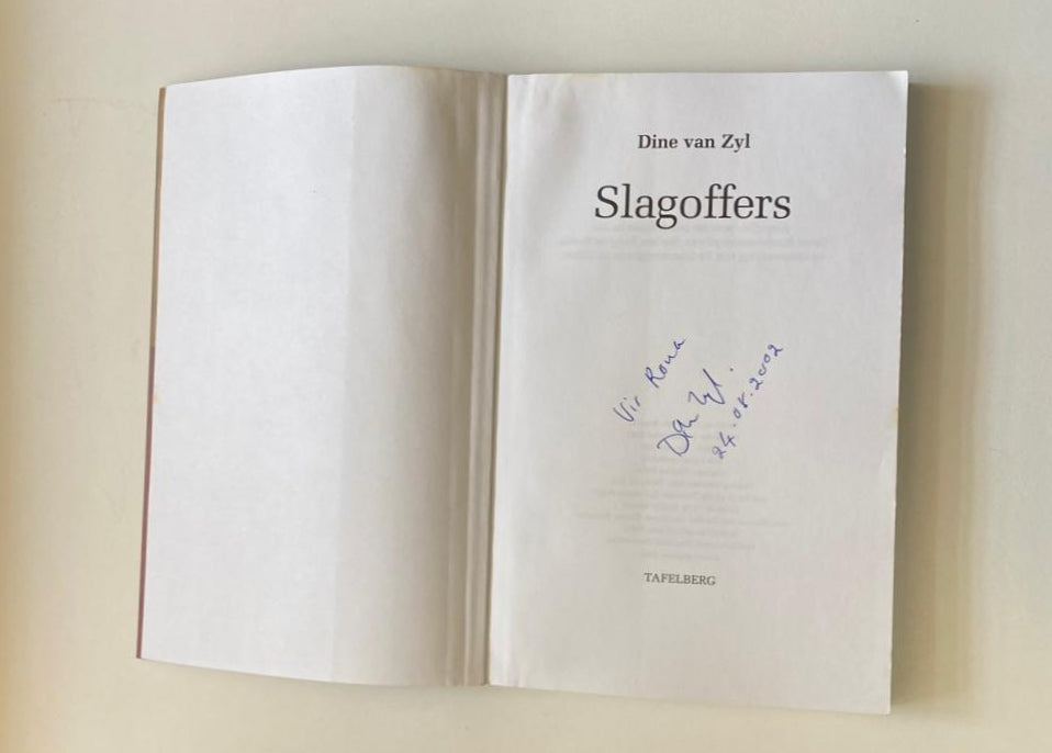 Slagoffers - Diné van Zyl (First edition; signed)