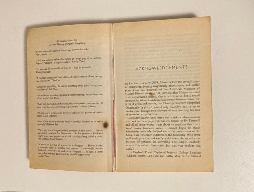A short history of nearly everything - Bill Bryson