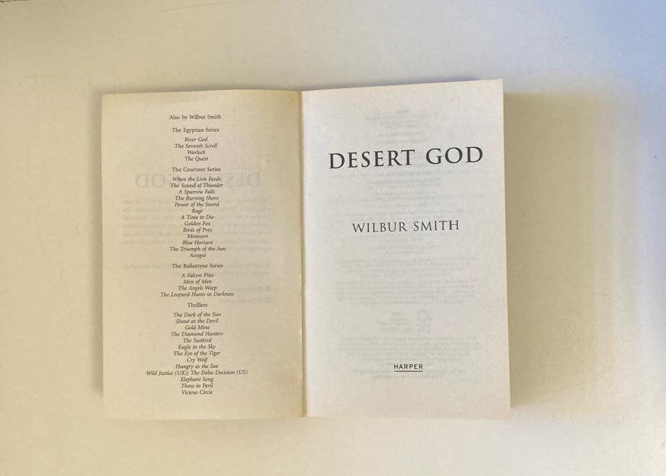 Desert god - Wilbur Smith (Ancient Egypt #5)