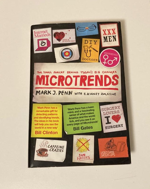 Microtrends: The small forces behind today's big changes - Mark J. Penn with E. Kinney Zalesne