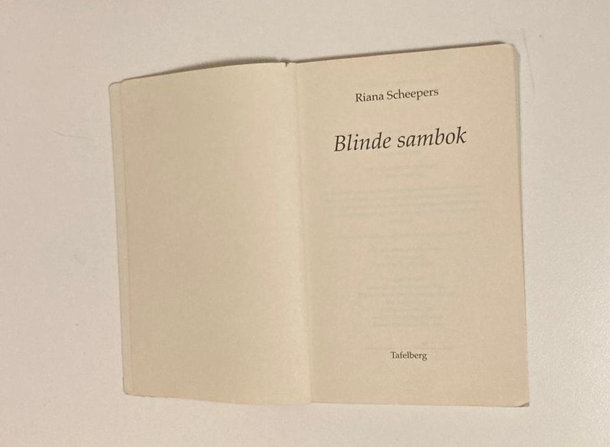 Blinde sambok - Riana Scheepers
