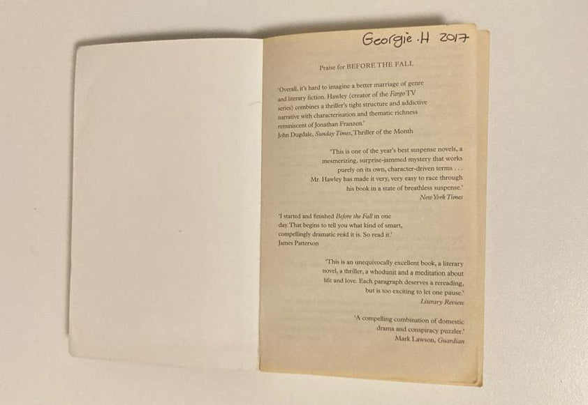 Before the fall - Noah Hawley