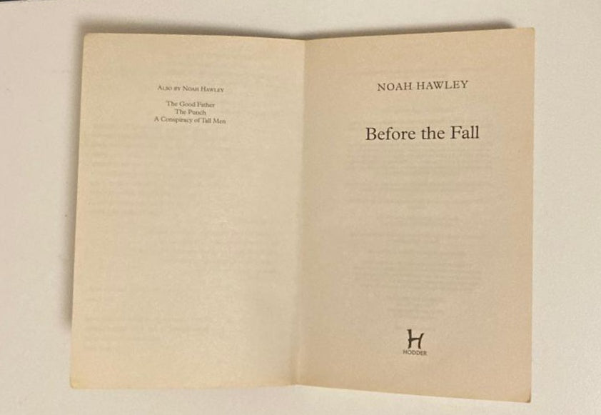 Before the fall - Noah Hawley