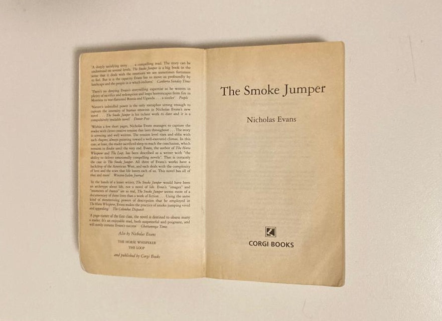 The smoke jumper - Nicholas Evans
