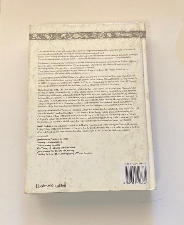 Practical cookery - Victor Ceserani & Ronald Kinton