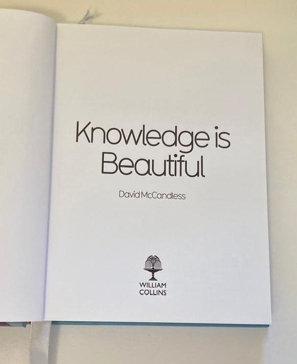 Knowledge is beautiful - David McCandless (FIrst edition)