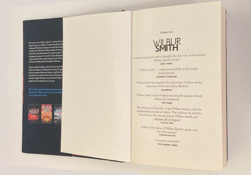 Legacy of war - Wilbur Smith (First edition; The Courtneys #19)