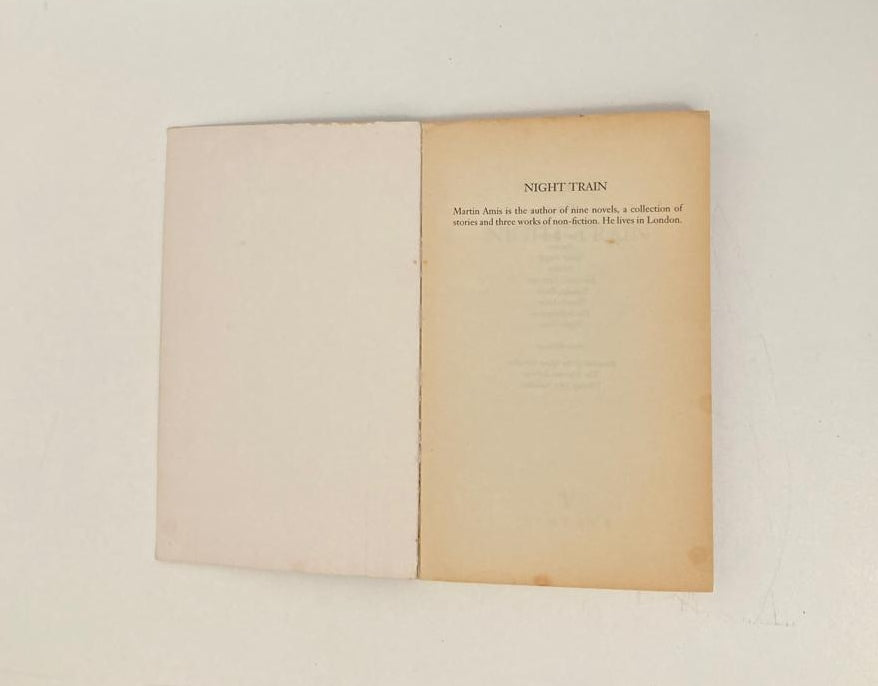 Night train - Martin Amis