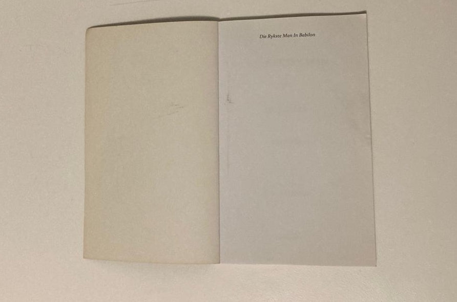 Die rykste man in Babilon - George S. Clason