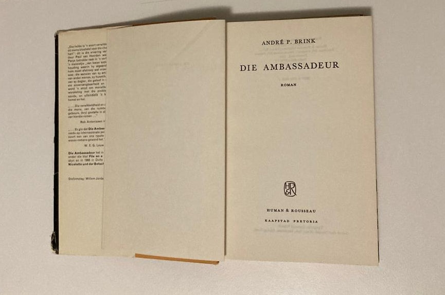 Die ambassadeur - André P. Brink