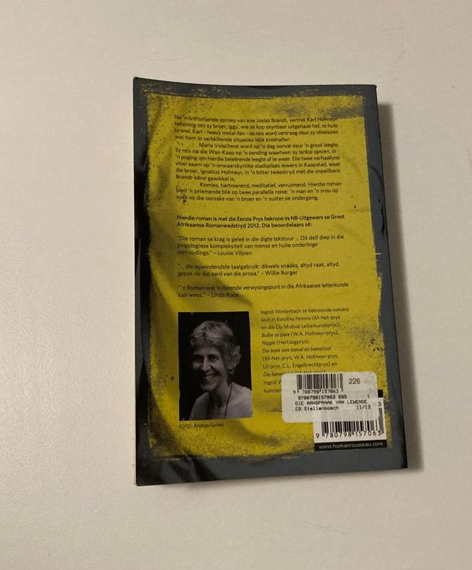 Die aanspraak van lewende wesens - Ingrid Winterbach (First edition)