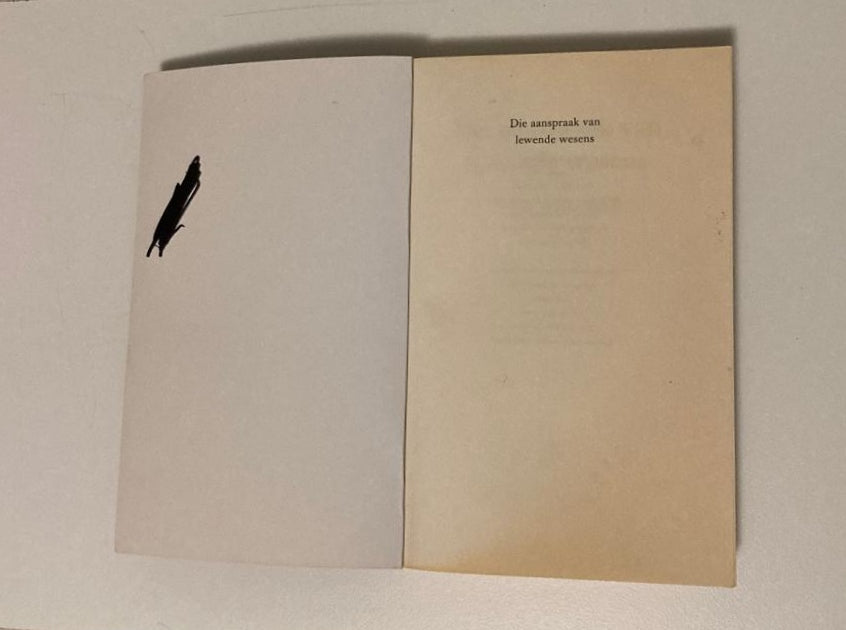 Die aanspraak van lewende wesens - Ingrid Winterbach (First edition)
