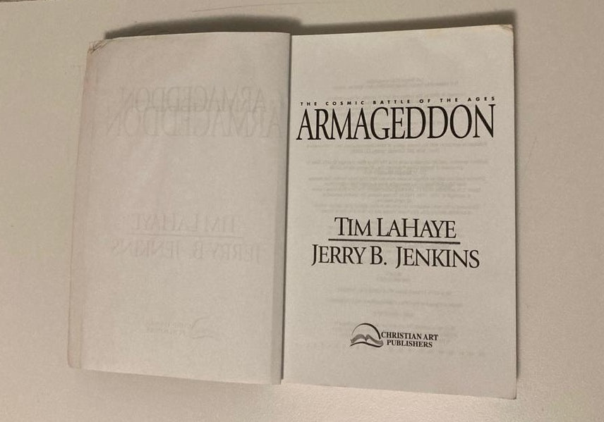 Armageddon - Tim LaHaye & Jerry B. Jenkins (First South African edition; Left behind series #11) (Copy)