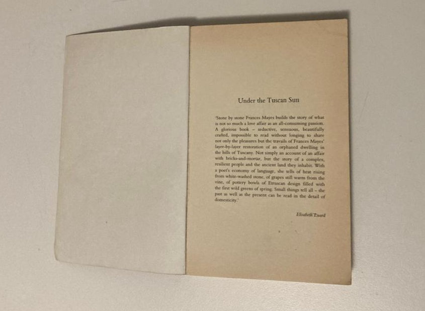 Under the Tuscan sun - Frances Mayes