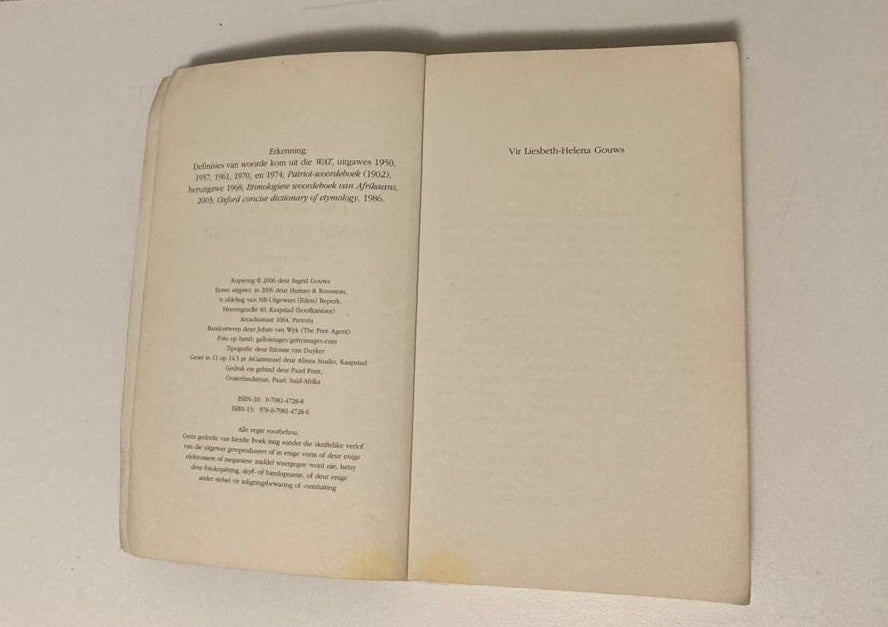 Die boek van toeval en toeverlaat - Ingrid Winterbach (First edition)
