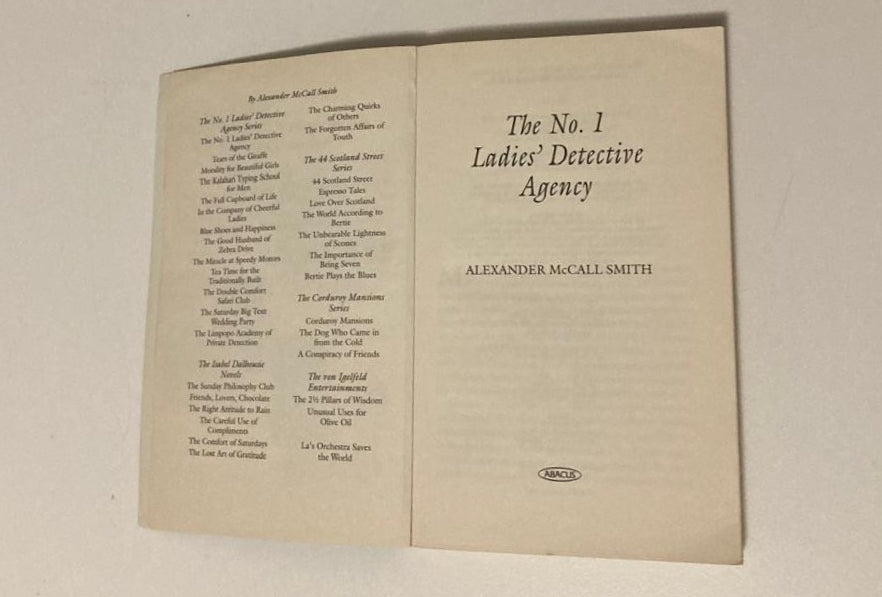 The no.1 ladies' detective agency - Alexander McCall Smith (No. 1 Ladies' Detective Agency #1)