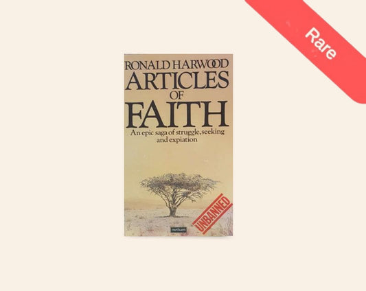 Articles of faith: An epic saga of struggle, seeking and expiation - Ronald Harwood (Rare)