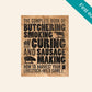 The complete book of butchering, smoking, curing and sausage making: How to harvest your livestock & wild game - Philip Hasheider (First edition)