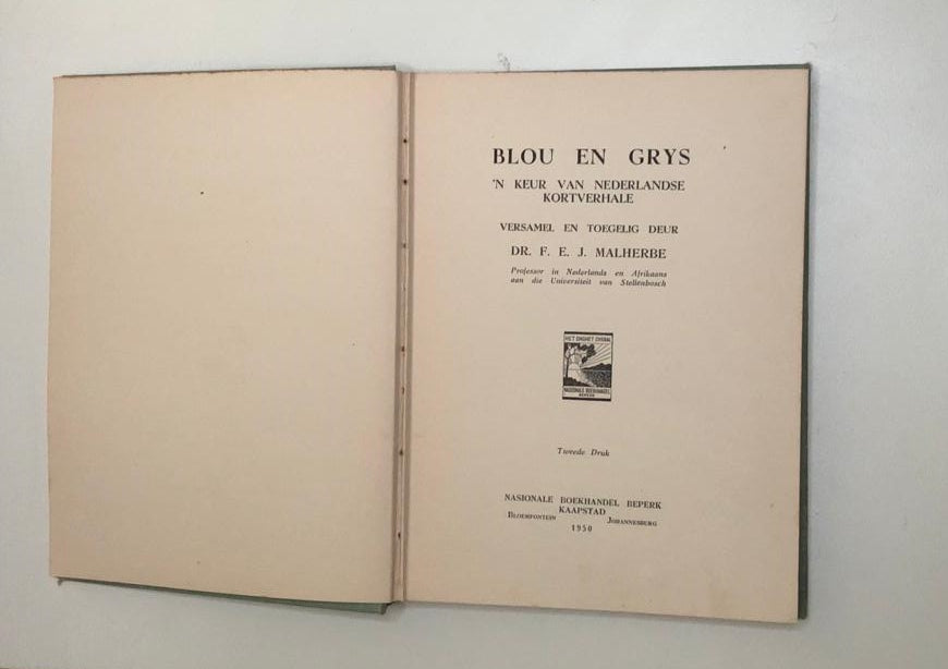 Blou en grys - F.E.J. Malherbe