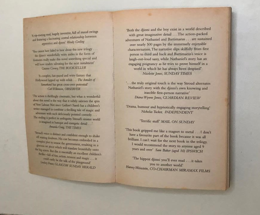 The amulet of Samarkand - Jonathan Stroud