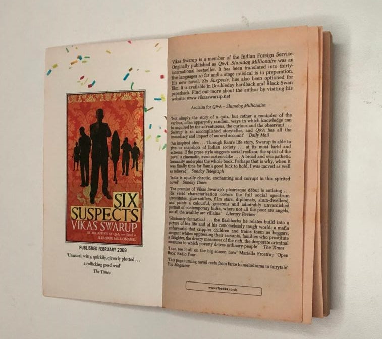 Slumdog millionaire - Vikas Swarup