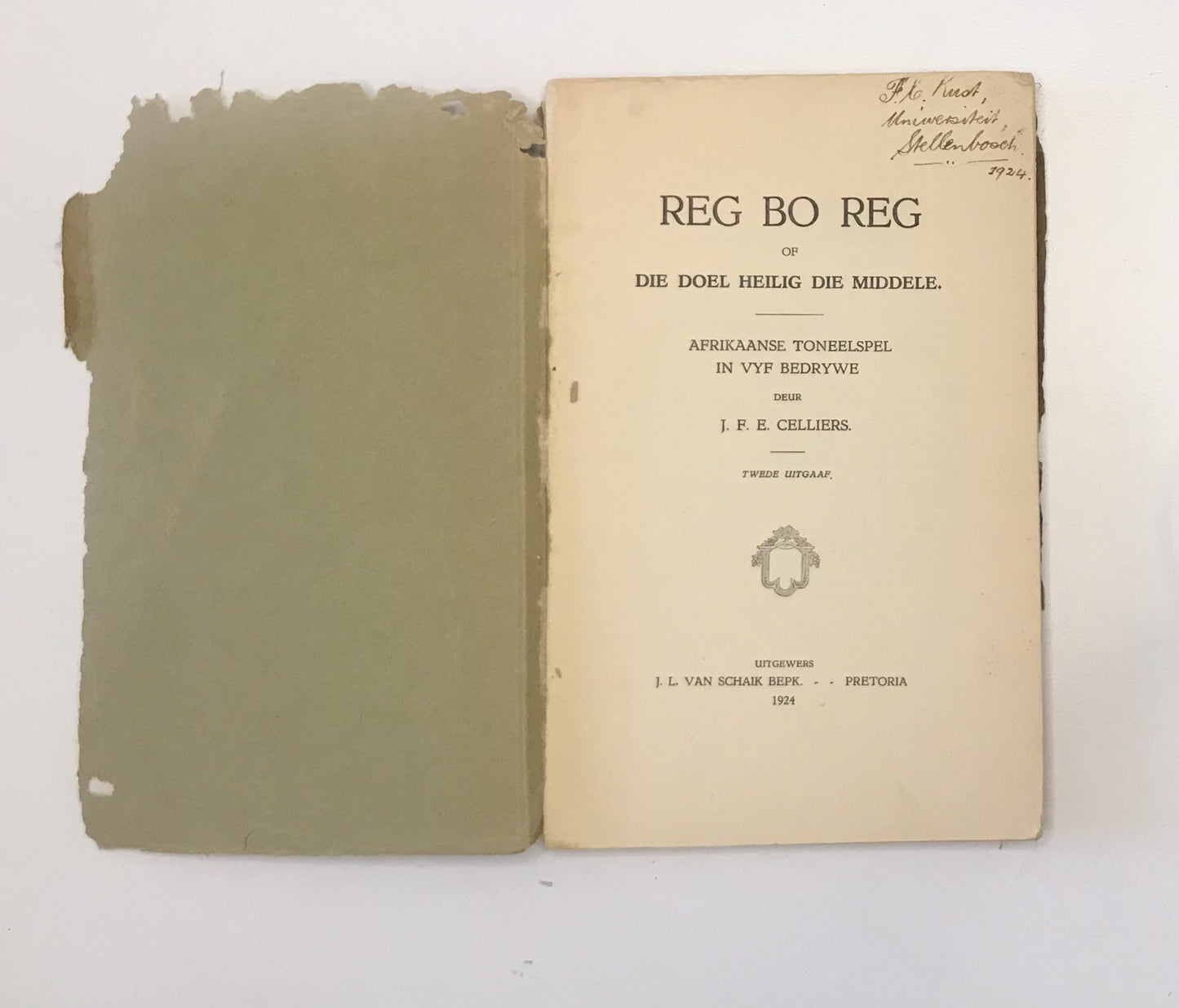 Reg bo reg - Jan F.E. Cilliers