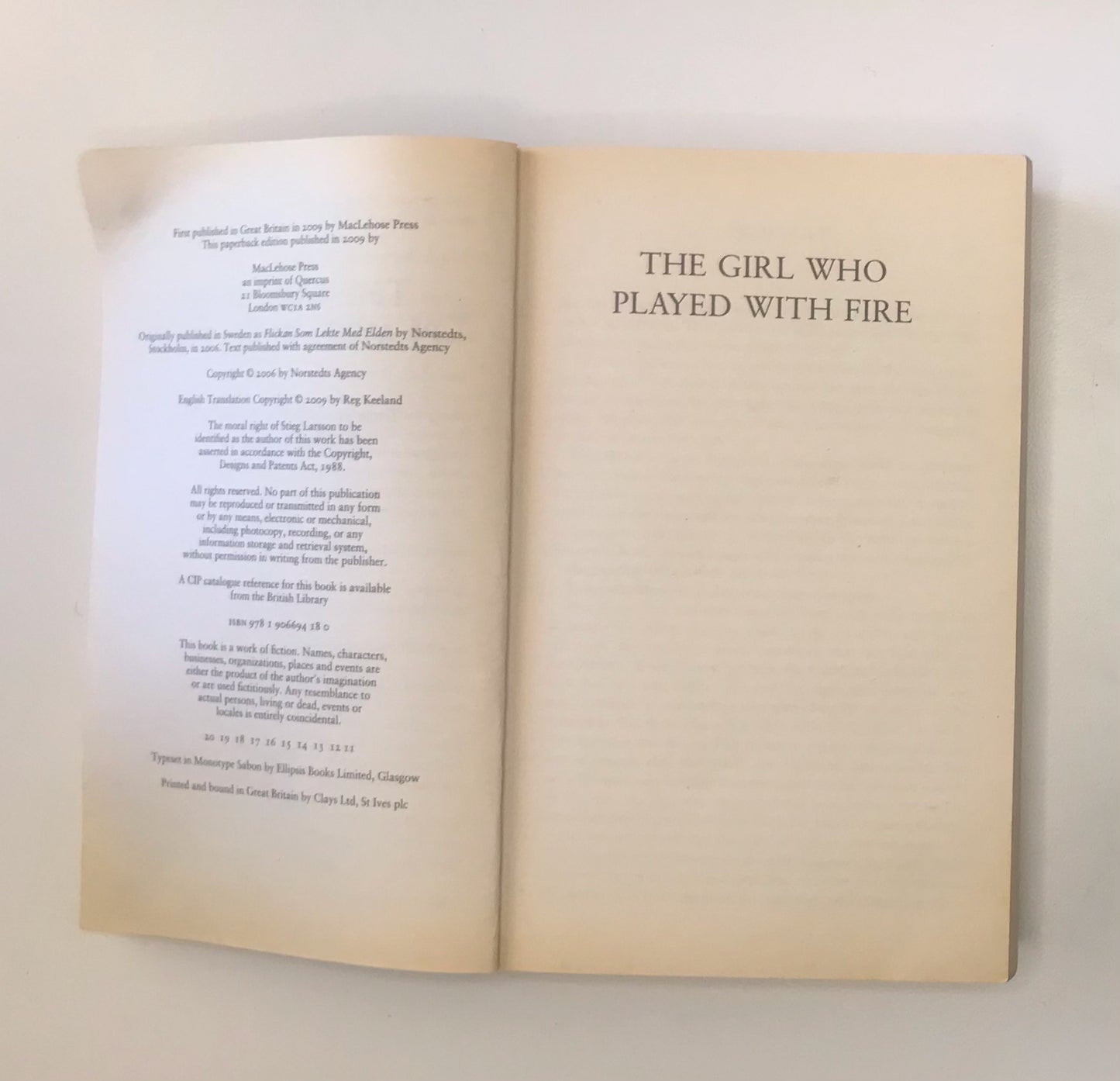 The girl who played with fire - Stieg Larsson (Millennium series #2)