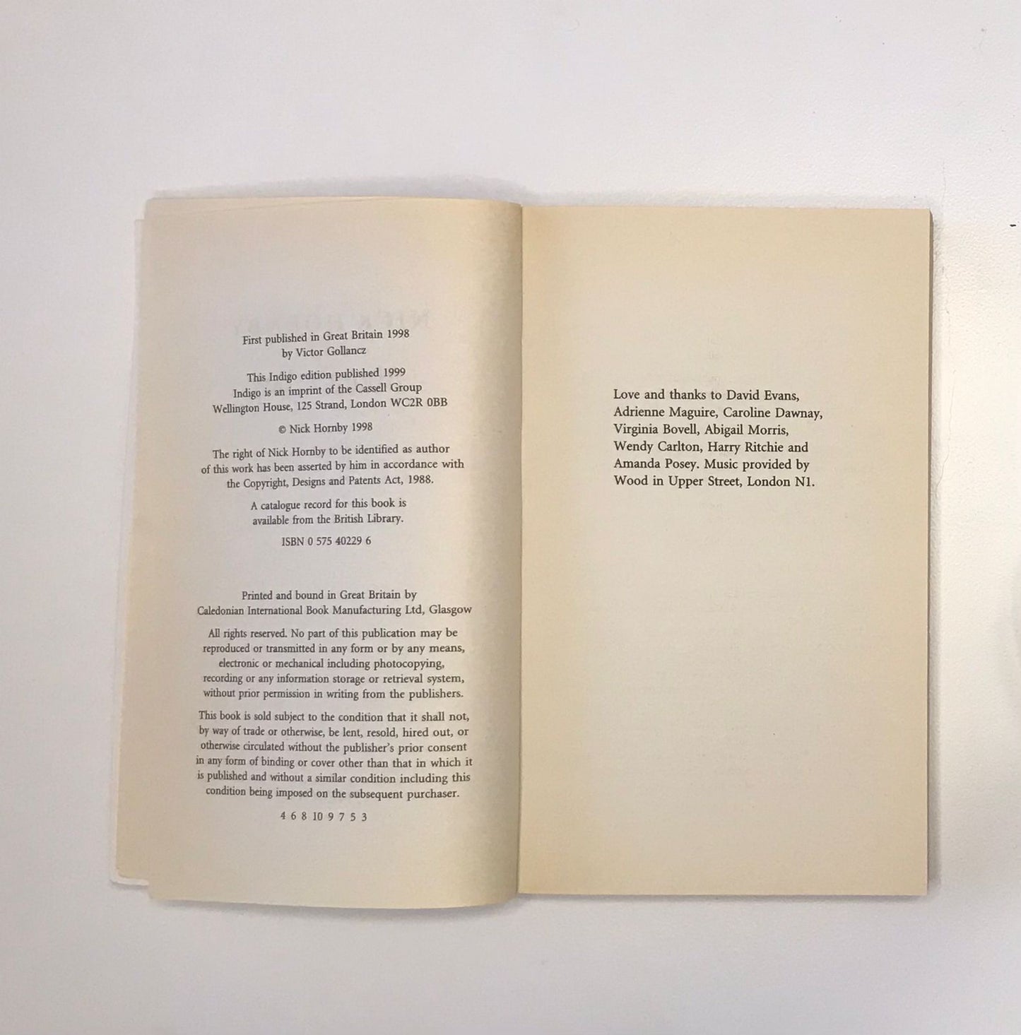 About a boy - Nick Hornby