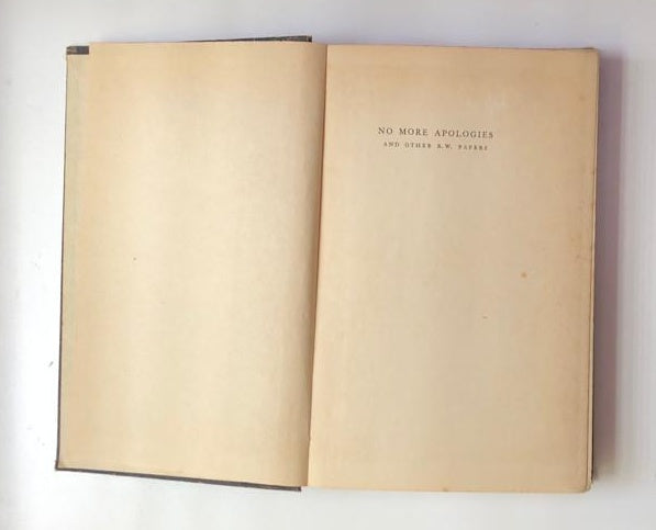 No more apologies and other B.W. Papers - Ilico