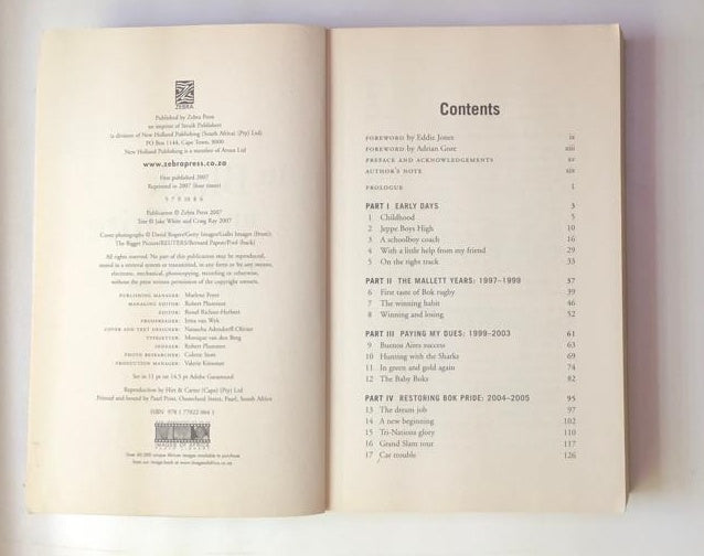 In black and white: The Jake White story with Craig Ray (First edition)