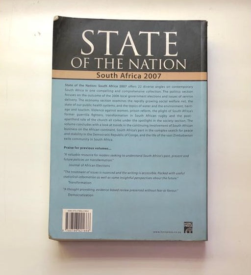 State of the nation: South Africa 2007 - Edited by Sakhela Buhlungu, John Daniel, Roger Southhall & Jessica Lutchman