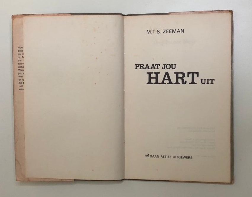 Praat jou hart uit - M.T.S Zeeman